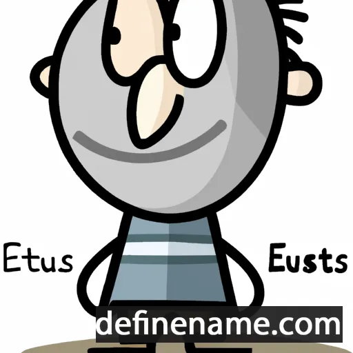 cartoon of the name Eustathius