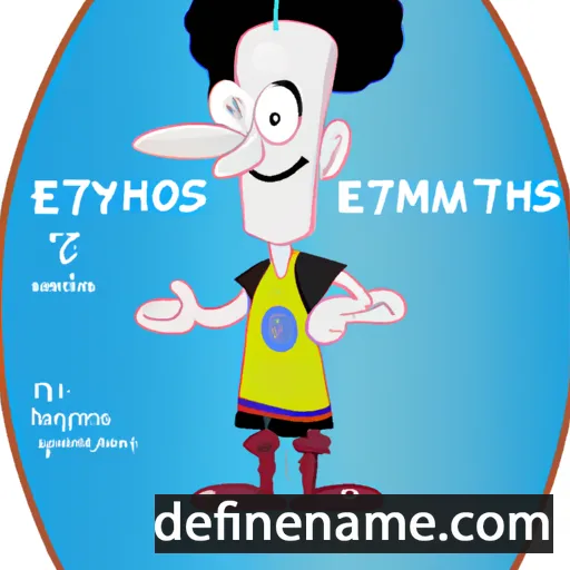 cartoon of the name Euthymios