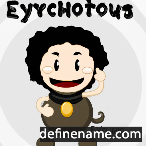 cartoon of the name Eutychos