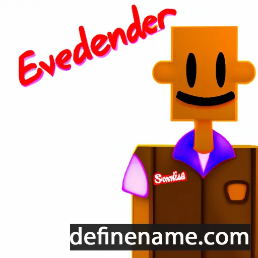 Evander cartoon