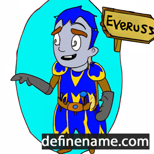 cartoon of the name Evandrus