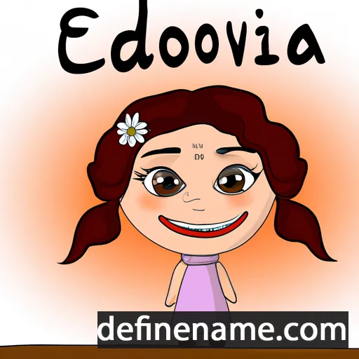 cartoon of the name Evdokia