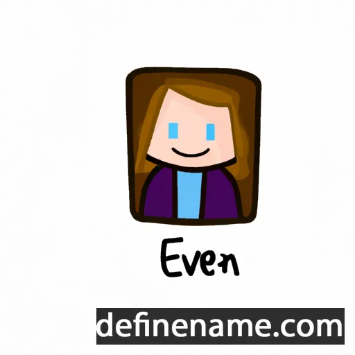 cartoon of the name Eveleen