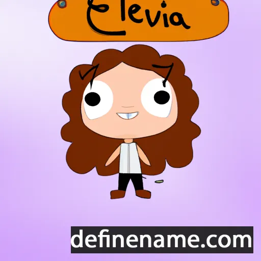 Evelia cartoon