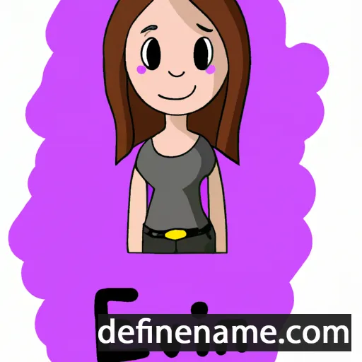 cartoon of the name Evelina