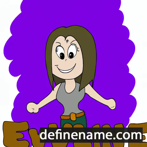 cartoon of the name Eveline