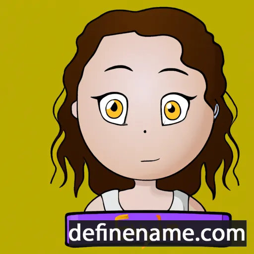 cartoon of the name Evelyn