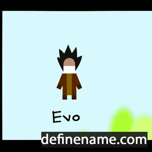 cartoon of the name Ésévóná'e