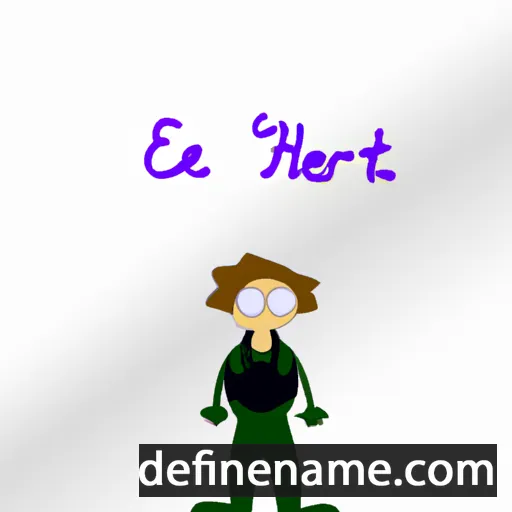 cartoon of the name Éthère