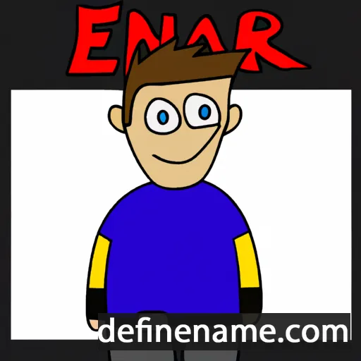 cartoon of the name Ernar