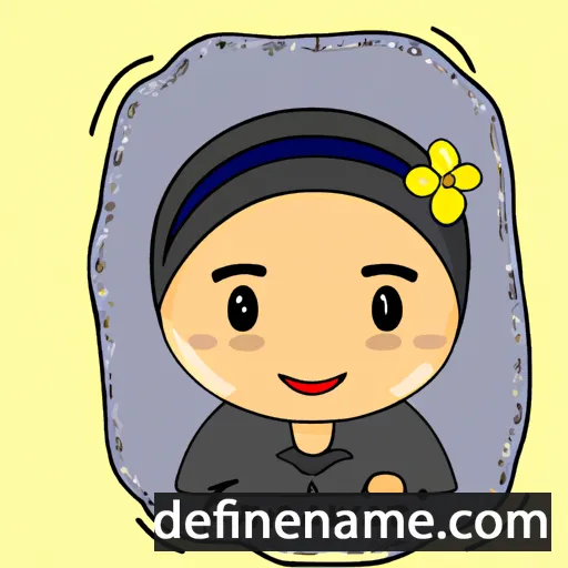 cartoon of the name Ernawati