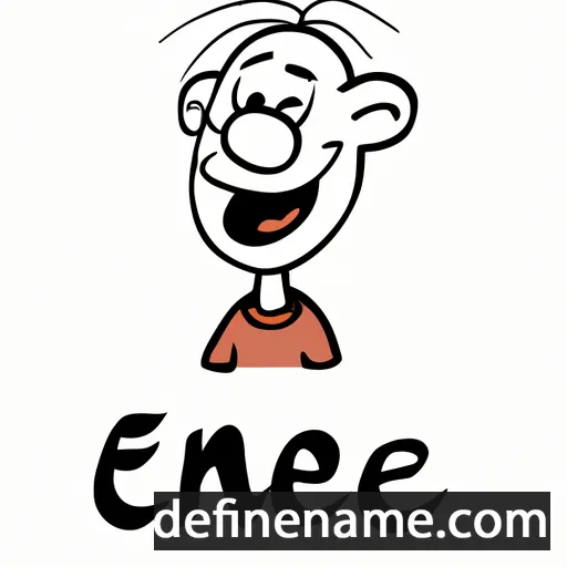 cartoon of the name Erneĸ