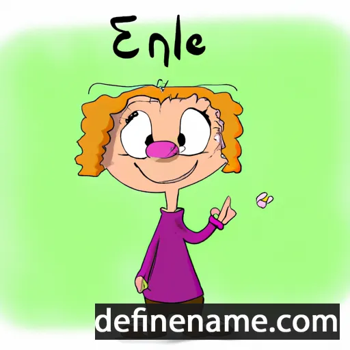 cartoon of the name Ernele