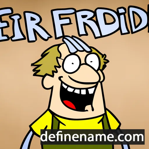 cartoon of the name Ernfrid