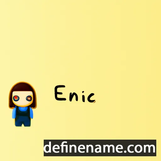 cartoon of the name Ernica