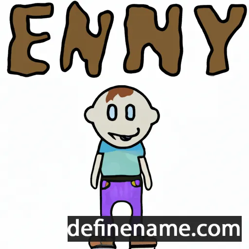 cartoon of the name Erny