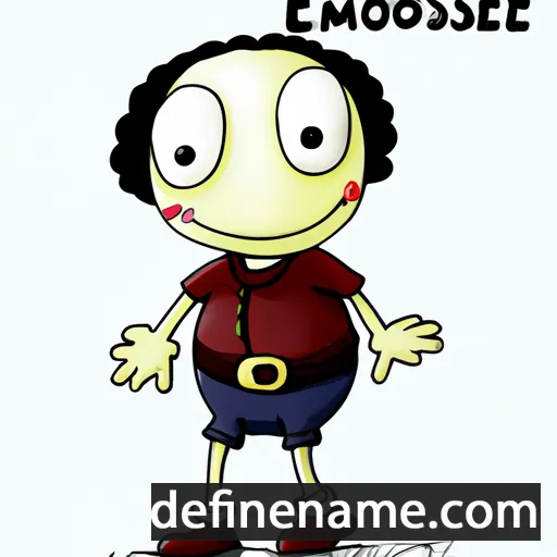 cartoon of the name Eromosele