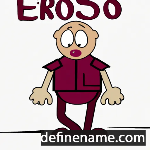 cartoon of the name Erosi