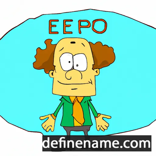 cartoon of the name Erpfo