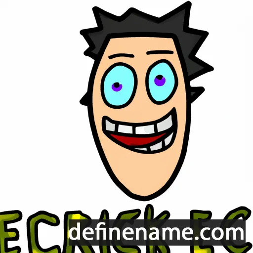 cartoon of the name Errick