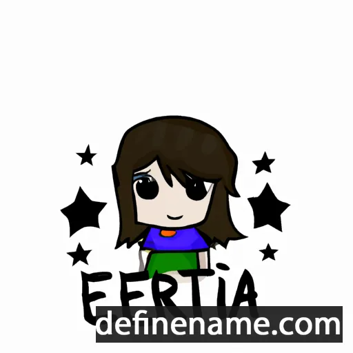 cartoon of the name Errita