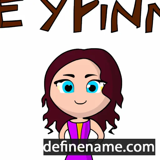 cartoon of the name Erryn