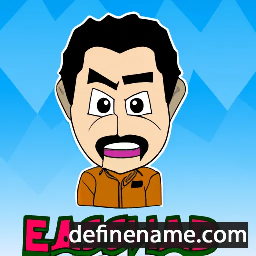 cartoon of the name Ershad