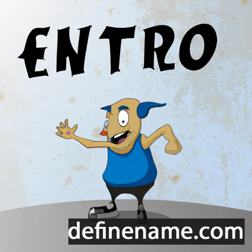 cartoon of the name Ertno