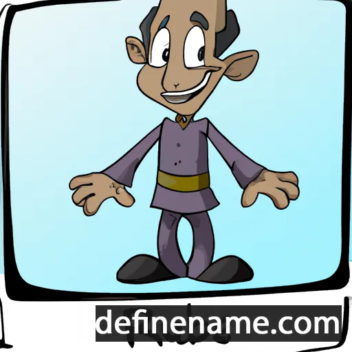 cartoon of the name Erubiel