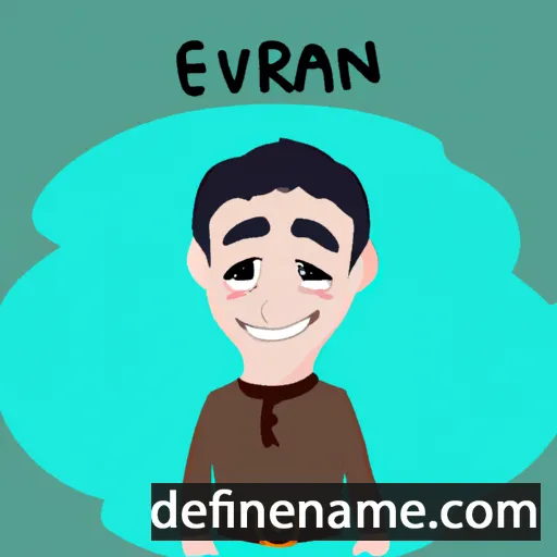 cartoon of the name Ervan