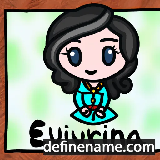 cartoon of the name Ervina