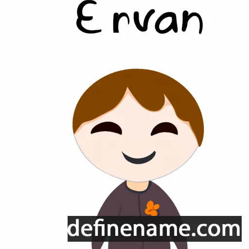 cartoon of the name Ervoan