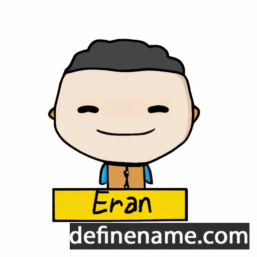 cartoon of the name Erwan