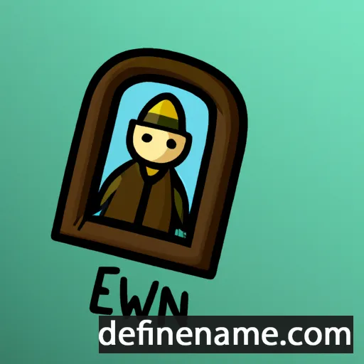 cartoon of the name Erwein