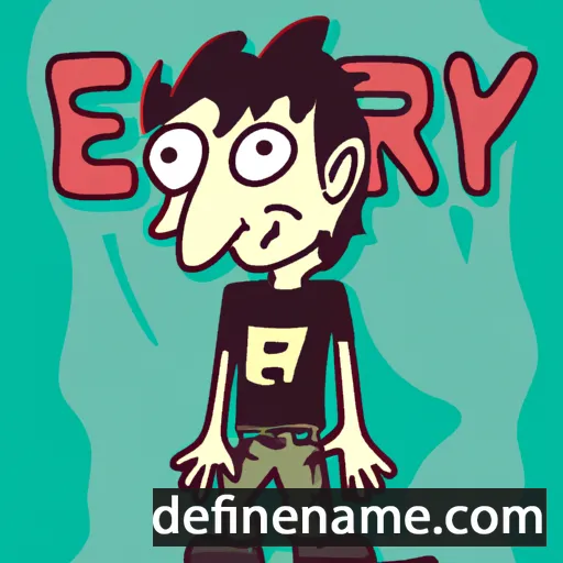 cartoon of the name Ery