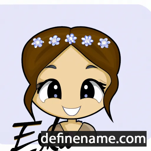 cartoon of the name Eryka