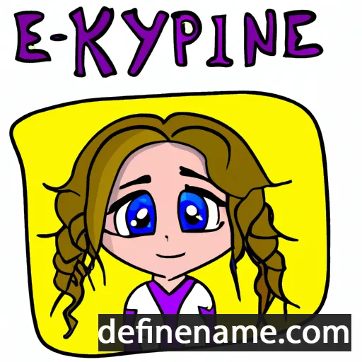 cartoon of the name Erykine