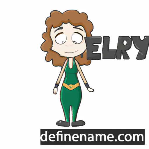 cartoon of the name Eryl