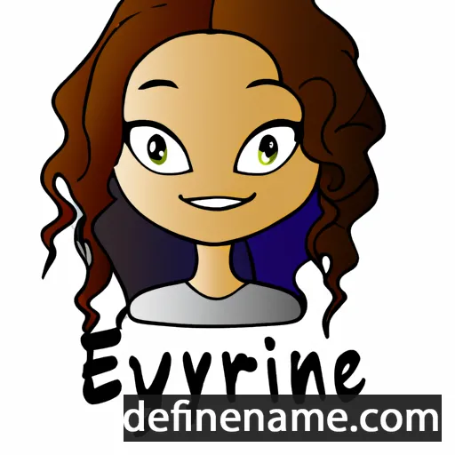 cartoon of the name Erynne