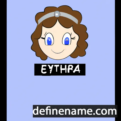 cartoon of the name Erythia