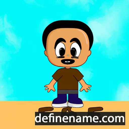 cartoon of the name Esaie