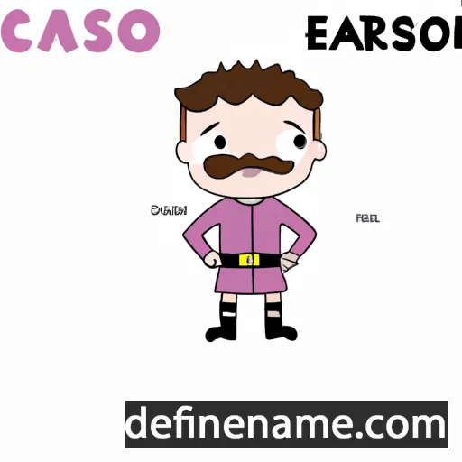 cartoon of the name Escanor