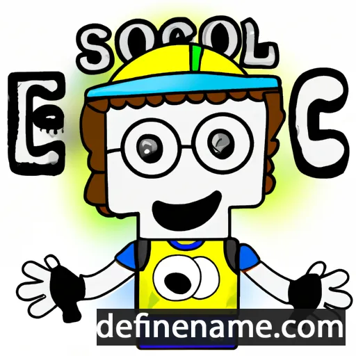 cartoon of the name Escol