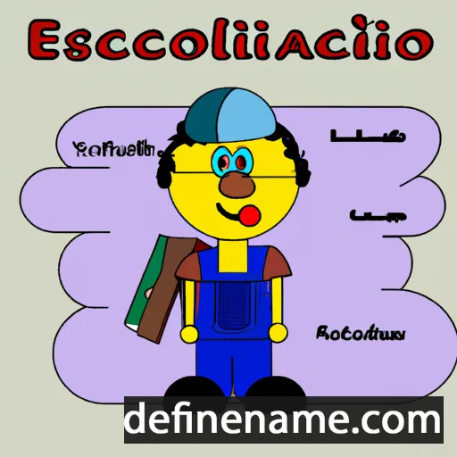 Escolástico cartoon