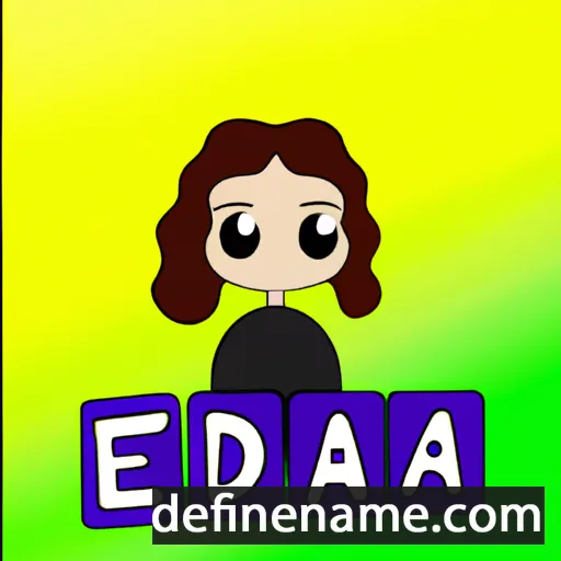 cartoon of the name Esdra