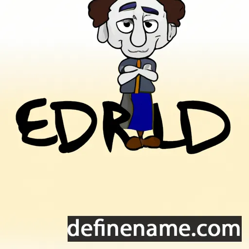 cartoon of the name Esdriel