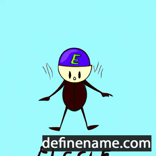 cartoon of the name Eseciel