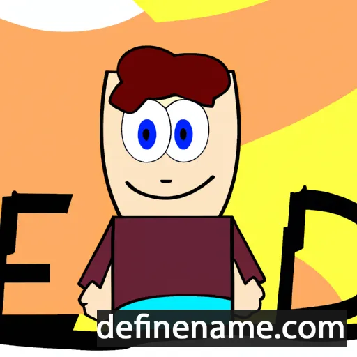 cartoon of the name Esed