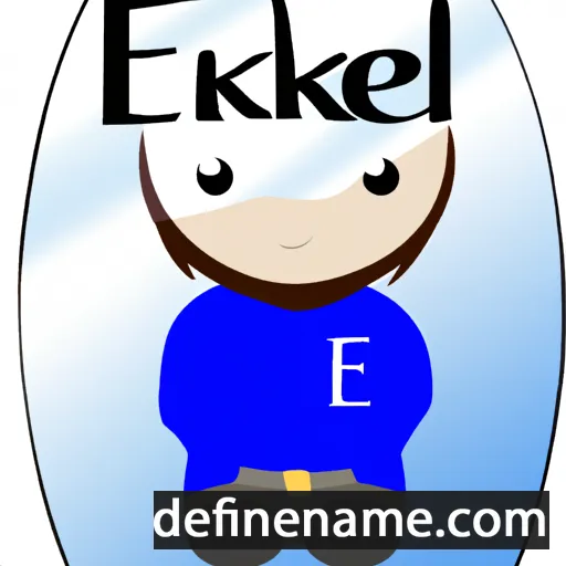 cartoon of the name Esekíel