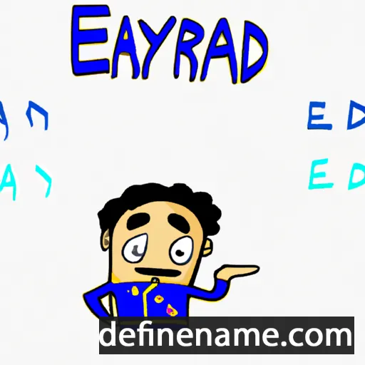 cartoon of the name Esfandyar